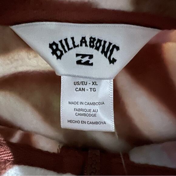 Billabong Casual Fling Half Zip Polar Fleece Jacket Size Extra Large XL - Picture 8 of 10